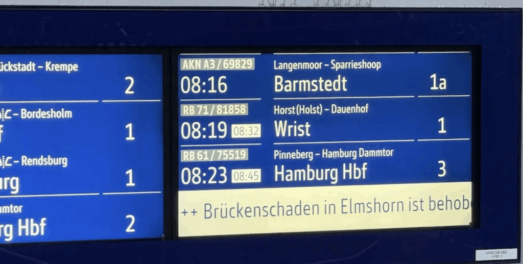 Bahnausbau Elsmhorn Hamburg