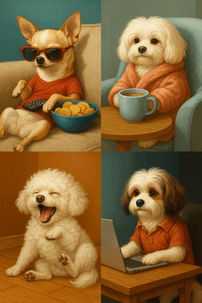 Kleine Hunderassen - verschiedene Rassen