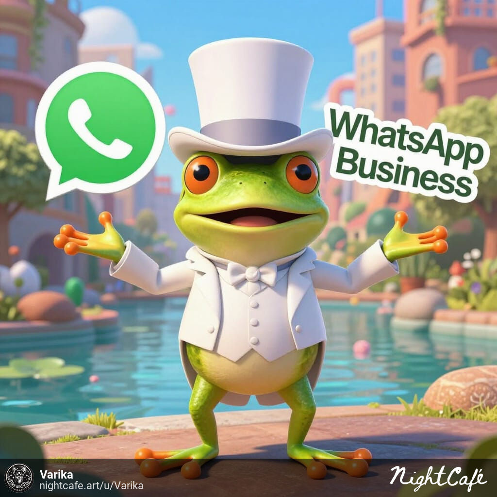 WhatsApp Frosch